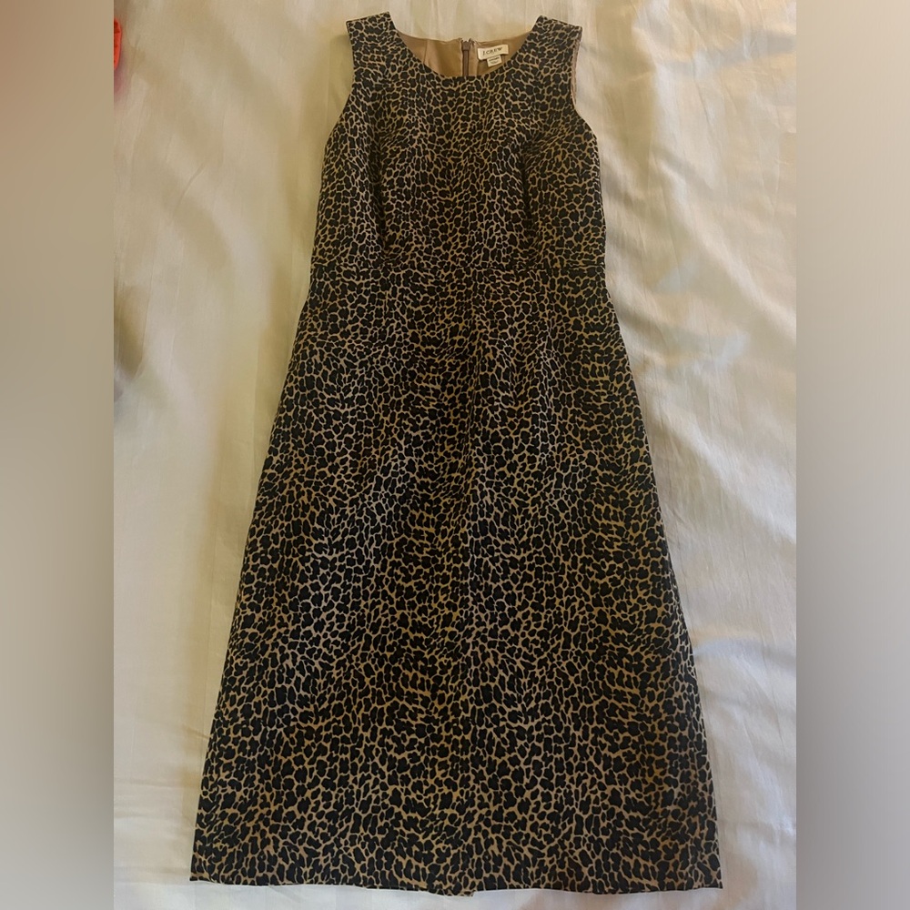 J Crew Animal Print Dress 🤗
